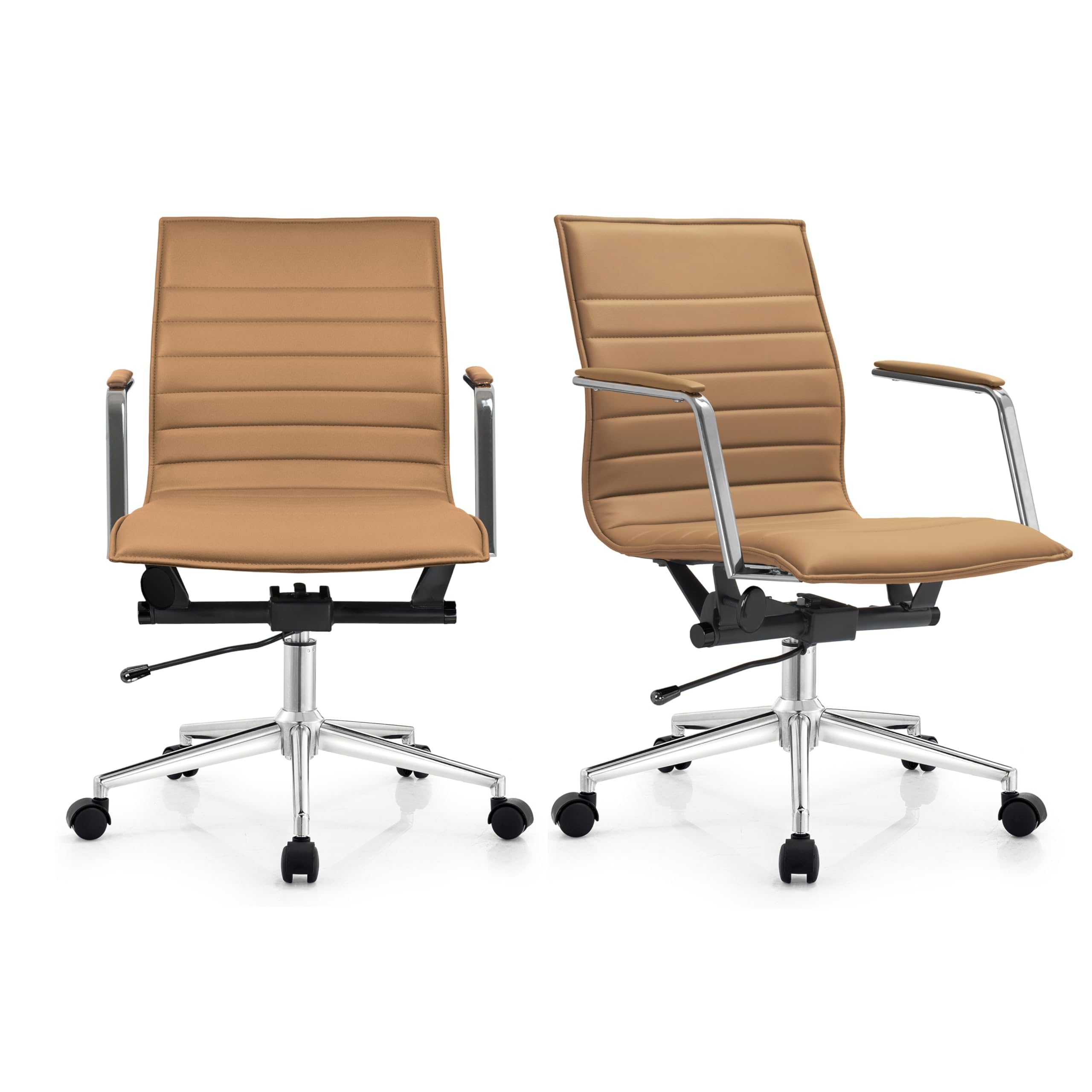 Task Chair Mid Back - Zestaw 2 nowoczesnych krzeseł biurowych z