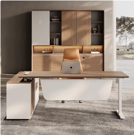 Nowoczesne, proste biurko dla  – Office Furniture Logo recenzja i cena