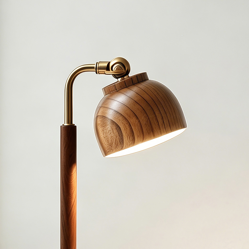 Lampa stołowa z orzecha włoski – Conference Table Round recenzja i cena