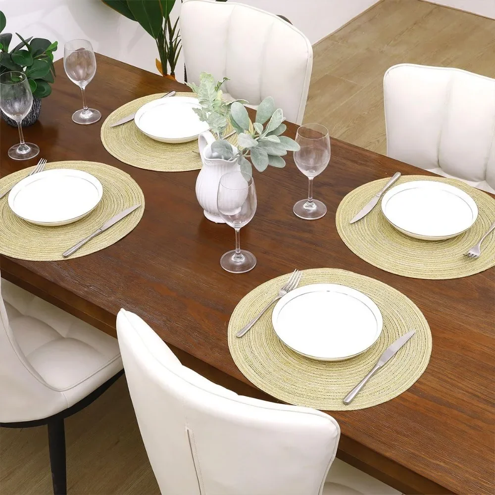 Zestaw 4 okrągłych, brokatowyc – Conference Table Round recenzja i cena