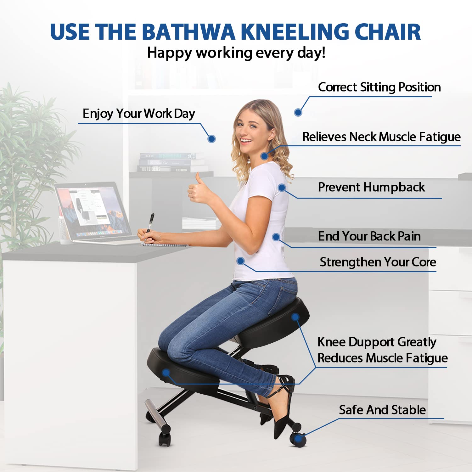 Ergonomiczne krzesło do klęcze – Office Furniture Home recenzja i cena