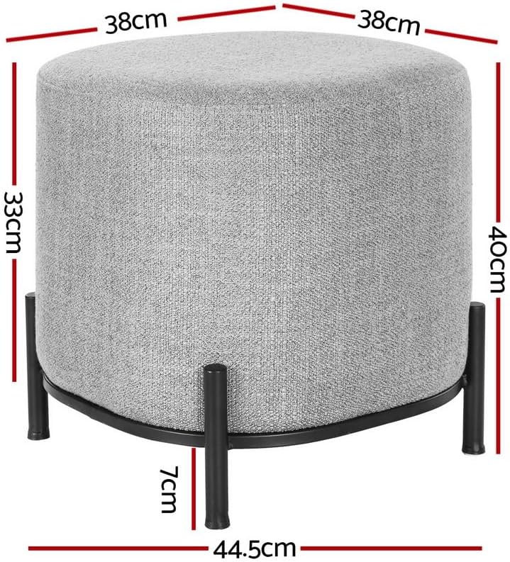 Ottoman, okrągły podnóżek, puf – Office Furniture Home recenzja i cena