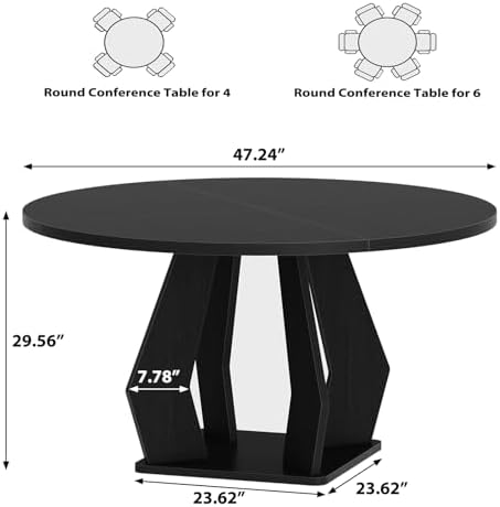 Okrągły stół konferencyjny dla – Conference Table Round recenzja i cena