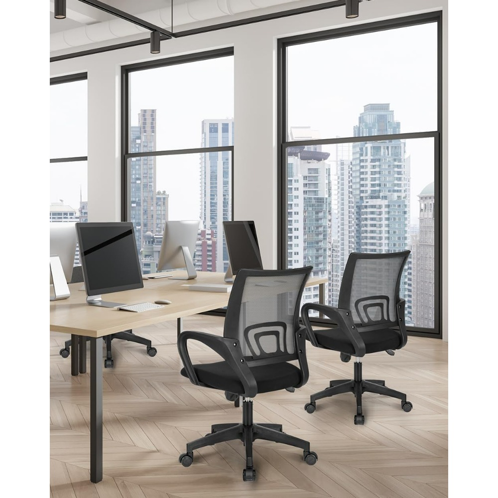 Czarne Krzesło Biurowe Gamingo – Task Chair Mid Back recenzja i cena