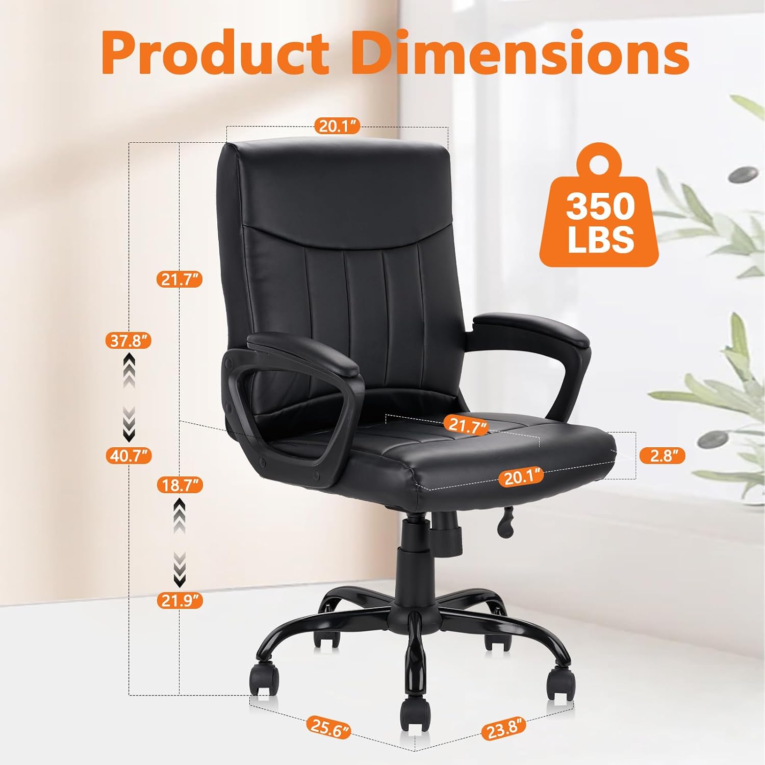 Skórzane krzesło biurowe ergon – Task Chair Mid Back recenzja i cena