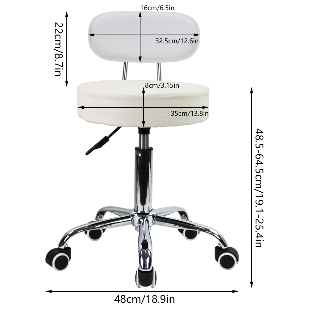 CANBOUN Skórzany Taboret na Kó – Task Chair Mid Back recenzja i cena